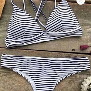 Cupshe *Brand New* Striped Suit